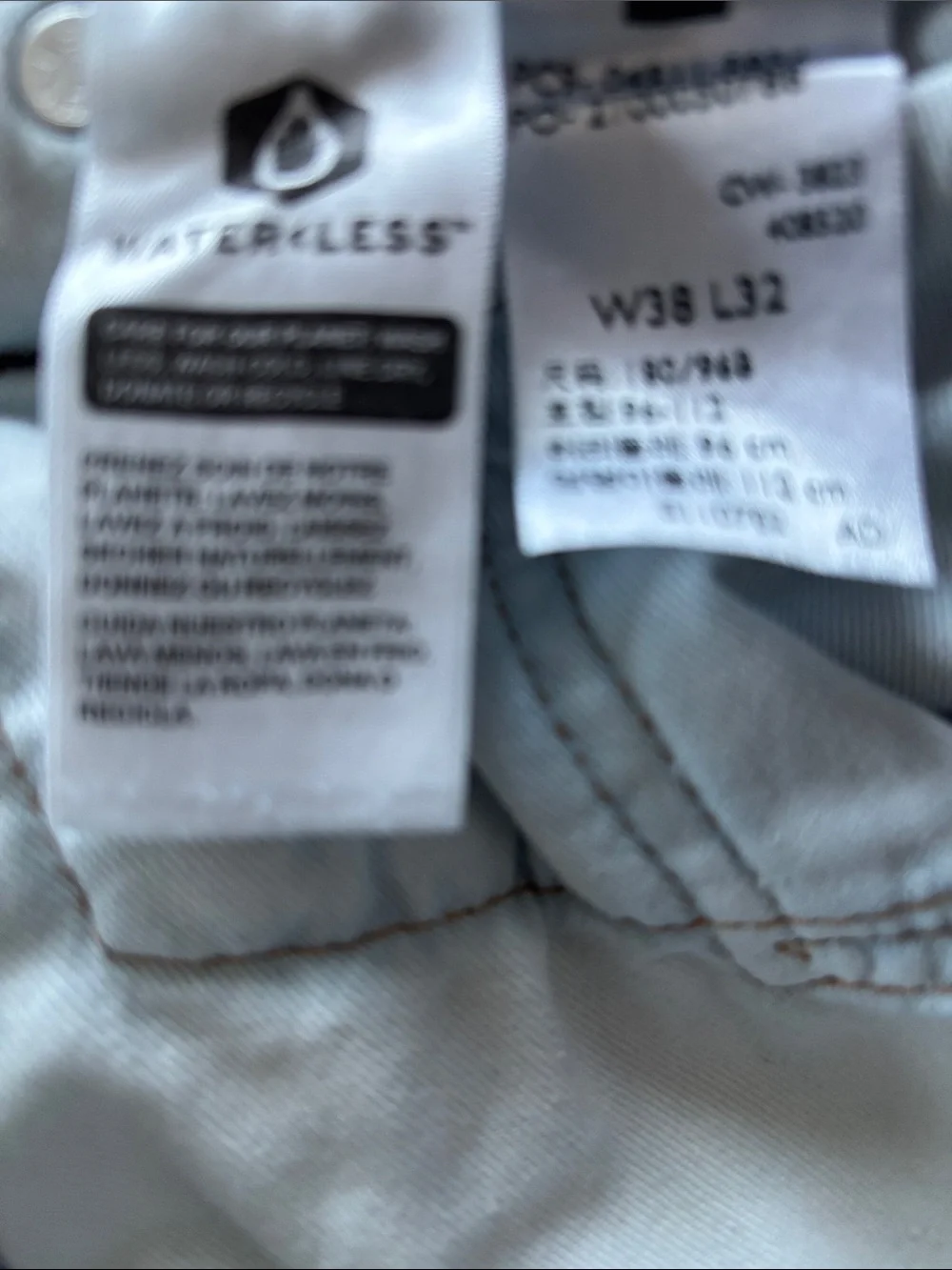 Levi's Men's 511 Medium Blue Straight-Leg Jeans Leather Tags Premium Size 38x32